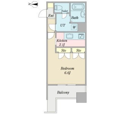 元町駅 徒歩3分 2階の物件間取画像